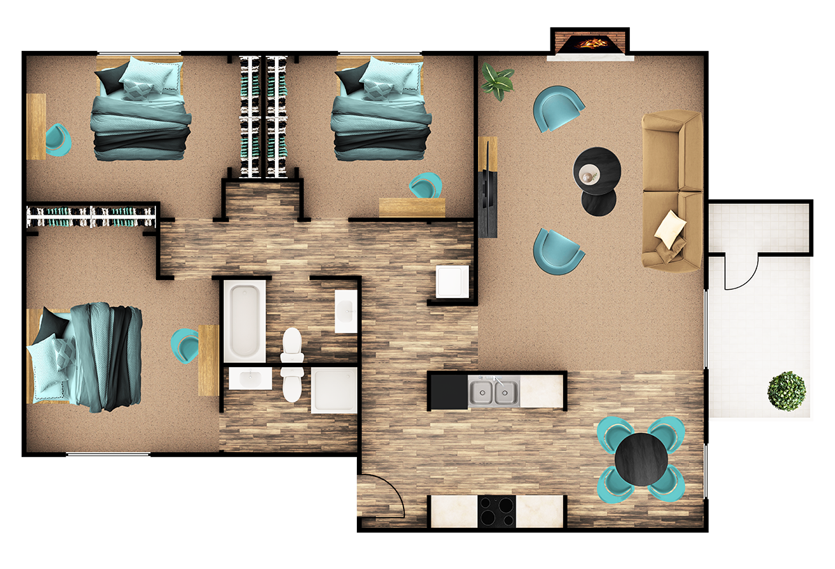 1050 S. Longmore 1-3 Beds Apartment for Rent - Photo Gallery 36